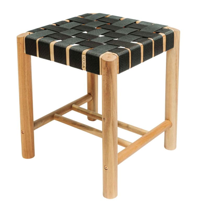 HÃ¢ws Nooka Skammel Sort Reb 40x40x45 Cm