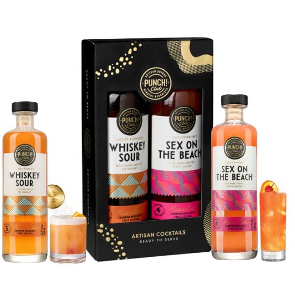 Punch Club Martini Whiskey Sour & Sex On The Beach Gaveæske 2 x Fl 50