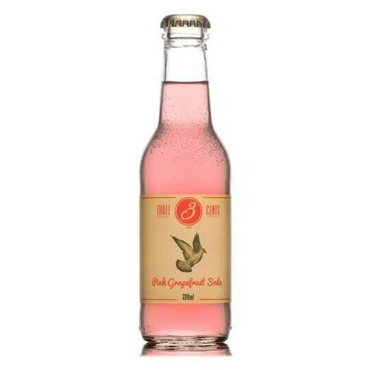 Three Cents Pink Grapefruit Soda 20cl 20 Cl