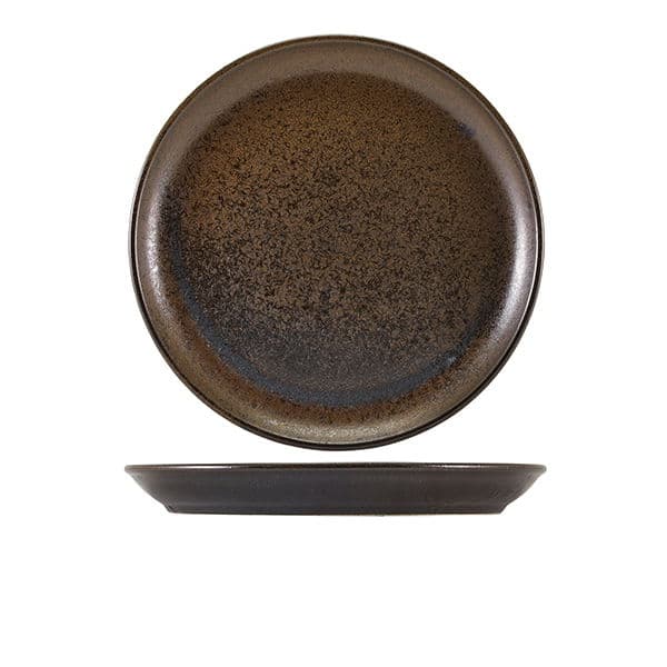 Cinder Sort Coupe Tallerken 27,5cm Terra